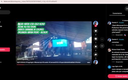 UN EVENTO ORGANIZADO POR EL ALCALDE DE LAGO AGRIO NO SALIO COMO ESPERABAN HUBO POCA ASISTENCIA DE PÚBLICO